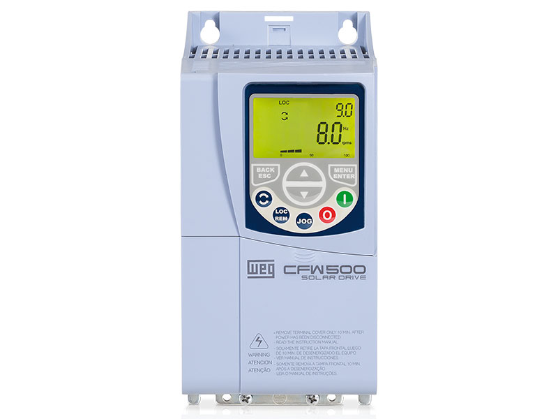 INVERSOR OFF GRID DRIVE BOMBA SOLAR WEG 14038899 CFW500 MPPT TRIFASICO 220V 12,5CV CENTRIFUGA OU SUBMERSA 14038899 CFW500 MPPT TRIFASICO 220V 12,5CV CENTRIFUGA OU SUBMERSA 0